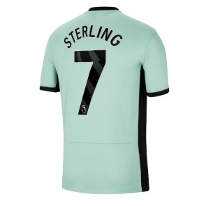 Lacne Muži Futbalové dres Chelsea Raheem Sterling #7 2023-24 Krátky Rukáv - Tretina